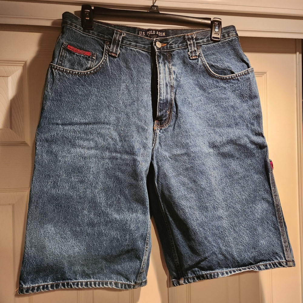 Men's Blue Denim Shorts